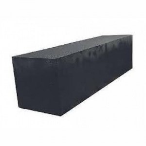 Muurblok 12x12x60cm LP strak Nero Excellence A. van Elk BV